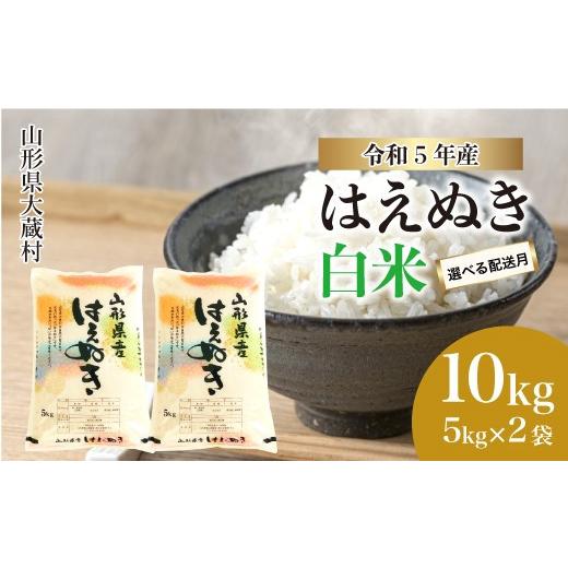 ふるさと納税 山形県 大蔵村 令和5年産 大蔵村 はえぬき  10kg （5kg×2袋）