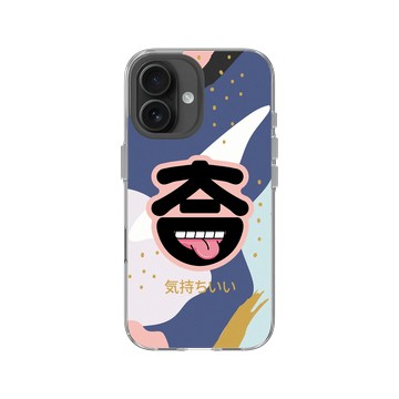 iPhone 16 Clear Case（相機按鈕） 透明 - KID - (気持ちがいい) 吐舌款