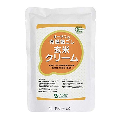 オーサワ　有機絹ごし玄米クリーム 200g　20袋