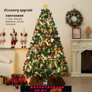 【全網低價 可打統編】2025新款聖誕樹客廳家用高階感聖誕節裝飾用品家庭diy擺件樹發光