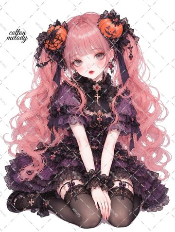 original sticker no.10166 人物貼紙 原創貼紙 人物貼紙 女孩貼紙 原創人物貼紙