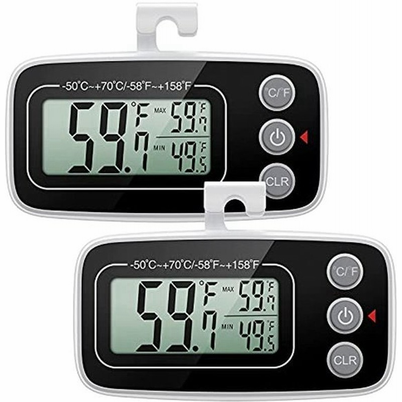 デジタル温度計 冷蔵庫用 IPX3防水 室内/室外用可 高精度 温度測定範囲-50℃~70℃ 最高最低温度値記録 置き掛け両用 フック付き 通販 LINEポイント最大GET | LINEショッピング デジタル温度計 冷蔵庫用 IPX3防水 室内/室外用可 高精度 温度測定範囲-50℃~70℃ 最高最低温度値記録 置き掛け両用 フック付き 通販 LINEポイント最大GET | LINEショッピング