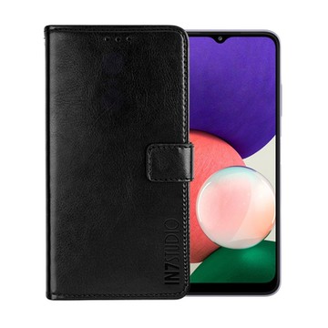 IN7 瘋馬紋 Samsung A22 5G (6.6吋) 錢包式 磁扣側掀PU皮套 吊飾孔 手機皮套保護殼