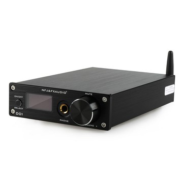 音頻解碼器 DAC 數位轉模擬解碼器 飛想D01 音頻解碼器ES9038Q2M發燒DAC DSD512解碼耳放一體機