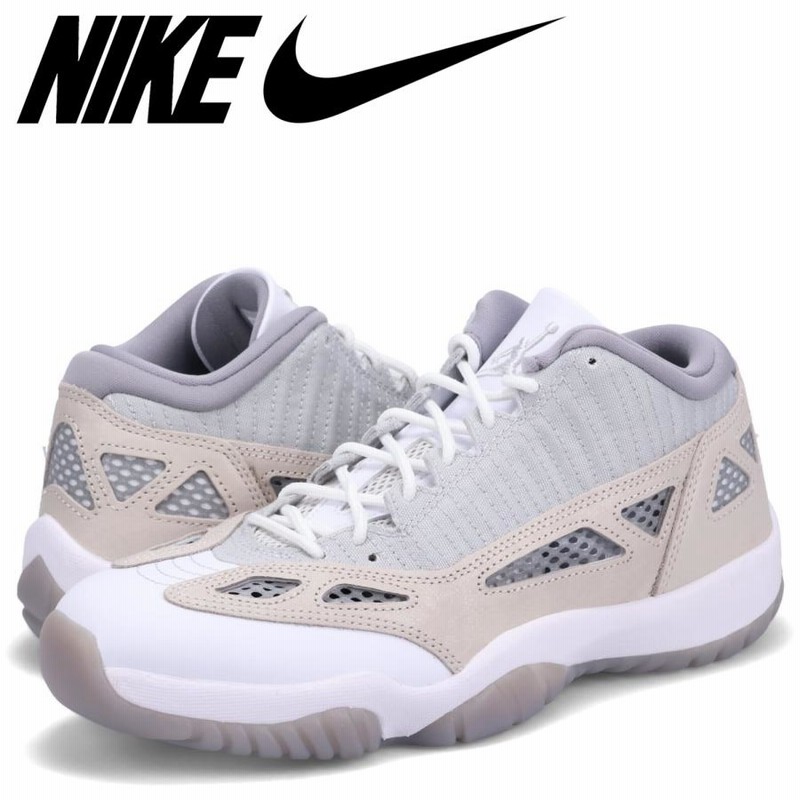 エアジョーダン 11 ロー ホワイト/グレー　AJ11 lowスニーカーNIKE 国内8月1日発売予定】 ナイキ エアジョーダン11 IE ロー レトロ
