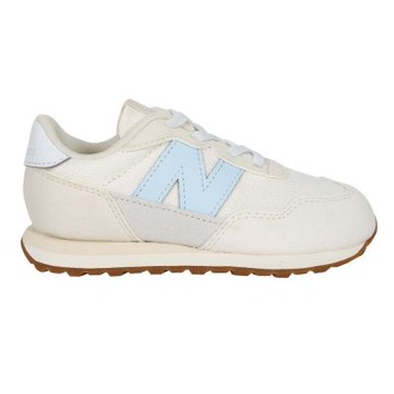 NEWBALANCE 男小童復古慢跑鞋-WIDE-復古 慢跑 237系列 NB IH237WF 白水藍灰