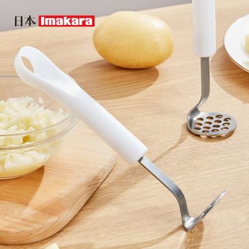 日本Imakara 不鏽鋼壓泥器/幼兒副食品搗碎器