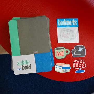 no reason 2026 subtle but bold 手帳書籤組