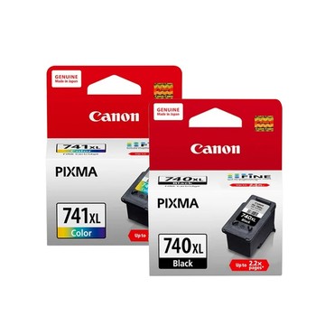 Canon PG740XL+CL741XL 黑色 彩色 大容量原廠墨水匣
