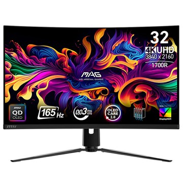 米特3C數位–MSI 微星 MAG 321CUP QD-OLED OLED/4K/165Hz 31.5吋曲面電競螢幕