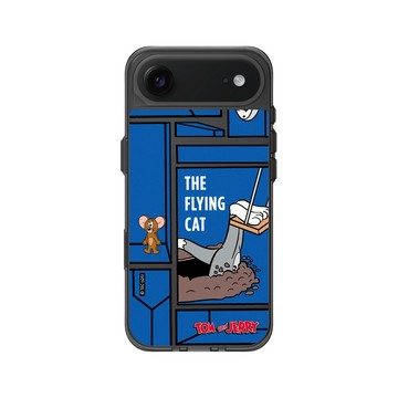 iPhone Air Clear (相機按鈕) 酷墨灰 - 湯姆貓與傑利鼠 Tom and Jerry - The Flying Cat