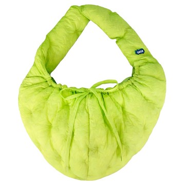 zeze 壓紋外出寵物窩  60 x 57cm  螢光綠  1個