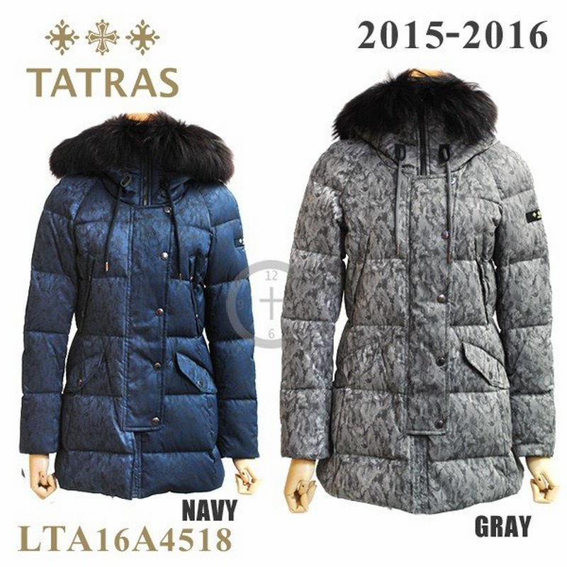 在庫処分 Tatras タトラス ダウン レディース Lta16a4518 ダウンジャケット 迷彩 コート ミドル Farnese Gray グレー Navy ネイビー フード ファー ジャケ 通販 Lineポイント最大0 5 Get Lineショッピング