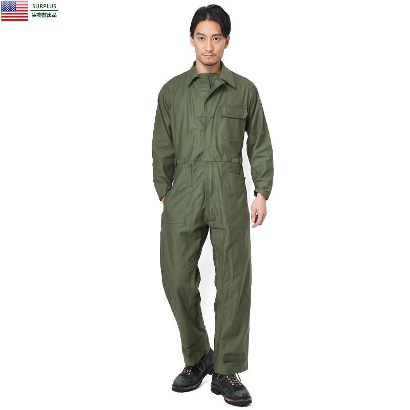 実物 新品 米軍 COTTON SATEEN カバーオール TYPE 1 #2 つなぎ 