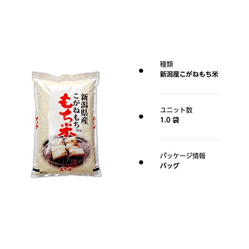 新潟県産 白米 こがねもち米 5kg 令和4年産