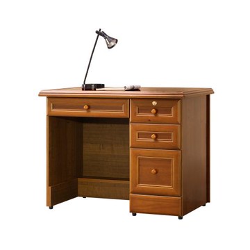 【唯熙傢俱】奧莉薇樟木色3.5尺辦公桌