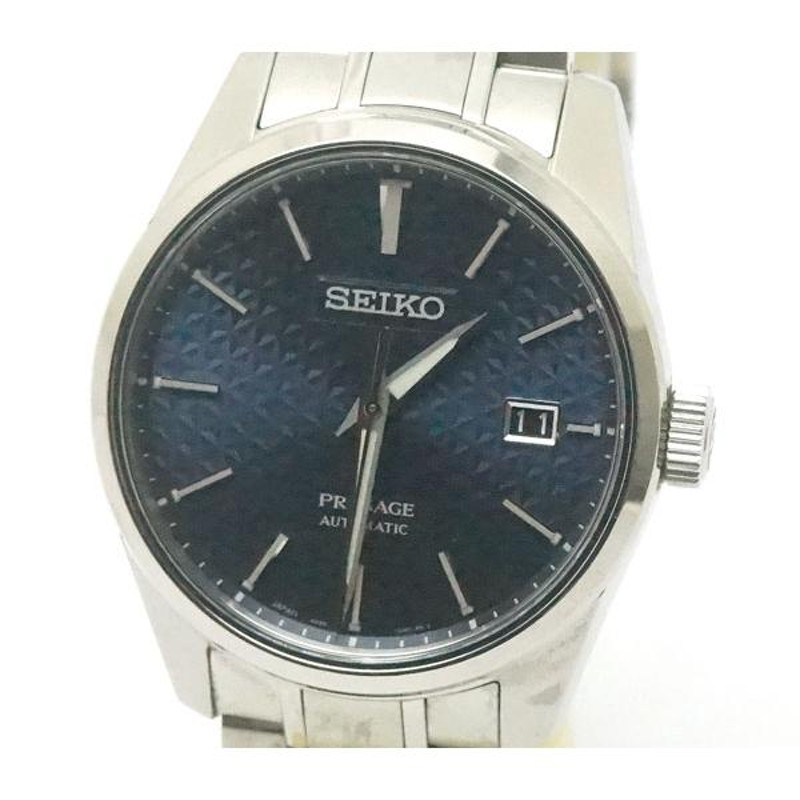 中古 美品 SEIKO セイコー プレサージュ メンズ 腕時計 SARX077 / 6R35