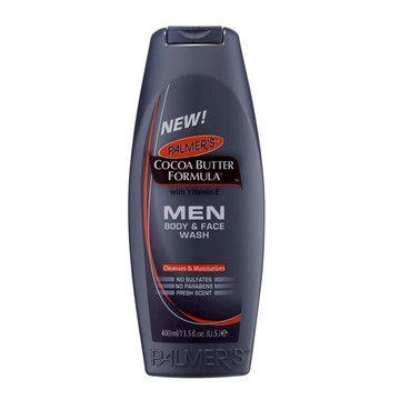 帕瑪氏全效男仕肌能潔面沐浴乳400ml (潔顏沐浴 一瓶搞定男性魅力 )