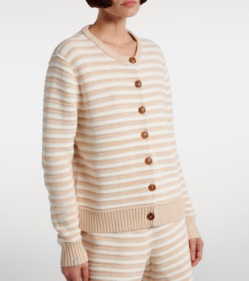 The Upside Isabeli striped cotton cardigan