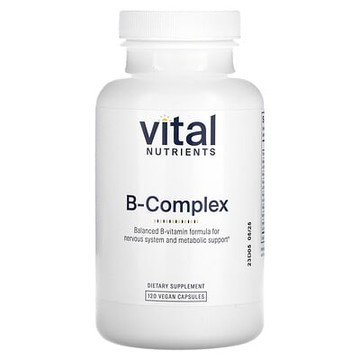 Vital Nutrients, 維生素 B 群複合物，120 粒全素膠囊