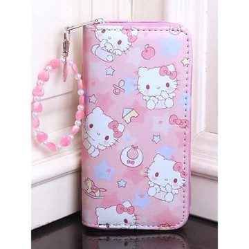 kitty貓咪零錢包卡通可愛兒童kt咪小包韓版學生女童愛心手提錢包