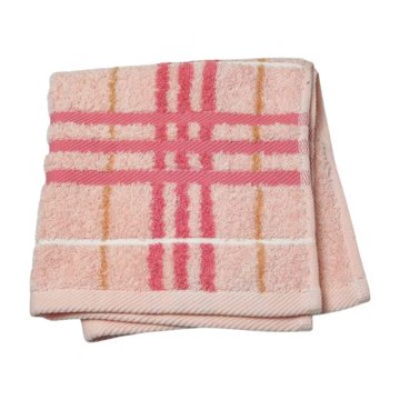 BURBERRY 巴寶莉經典格紋字母LOGO刺繡圖騰方巾(粉桃/35CM)