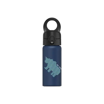 磁吸水壺 AquaStand 不鏽鋼 480cc - 無吸管 子夜藍 - The Wildlife Collection 動物野境系列 - 黑犀牛