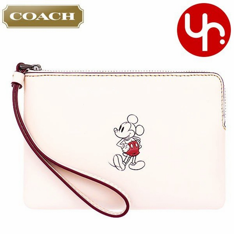 コーチ Coach 小物 ポーチ F チョーク コーチ ディズニー コラボ ミッキーマウス レザー コーナー ジップ リストレット アウトレット レディース 通販 Lineポイント最大0 5 Get Lineショッピング