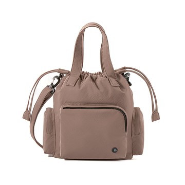 Luz 輕盈束口肩背包 深摩卡