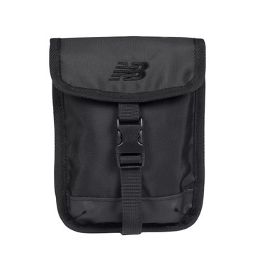 NEW BALANCE 隨身包 NB 黑色 尼龍 斜跨 可掛脖 手機包 小包 LAB51529BK