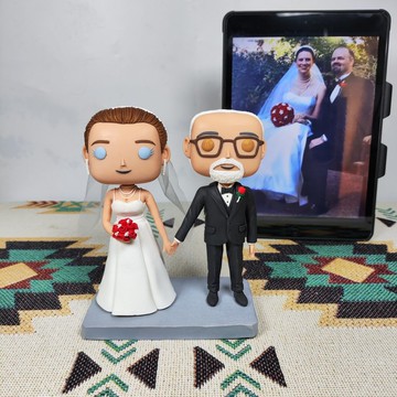 客製化3D人像公仔 訂製手工Funko Pop情侶父母夫妻結婚週年禮物