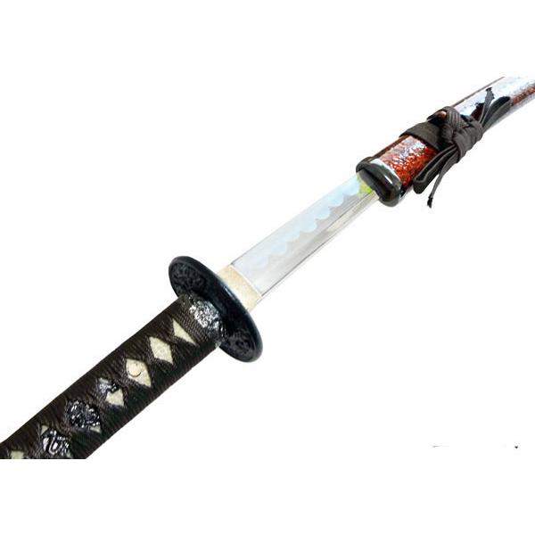 日本刀（模造刀）・美術刀　軽いアルミ刀身　茶雲　小刀