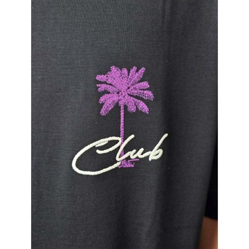 CLUB 椰子樹草寫小標重磅 T