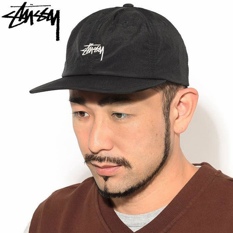 ステューシー キャップ 帽子 STUSSY Stock Washed Nylon Strapback Cap