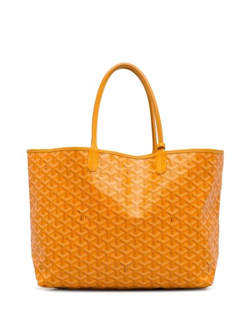 Goyard Pre-Owned - 2010-2023 Goyardine Saint Louis PM tote bag - women - Fabric - One Size - Yellow