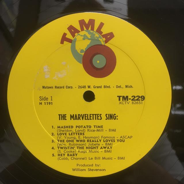 MARVELETTES   SMASH HITS OF '62 (US盤)