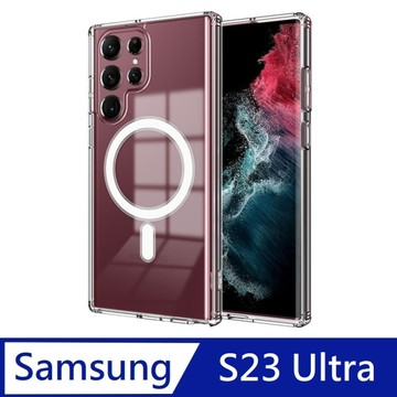 【MagSafe磁吸】Clear系列 防摔透明保護殼 加厚防撞 壓克力空壓殼 硬殼 適用 Samsu