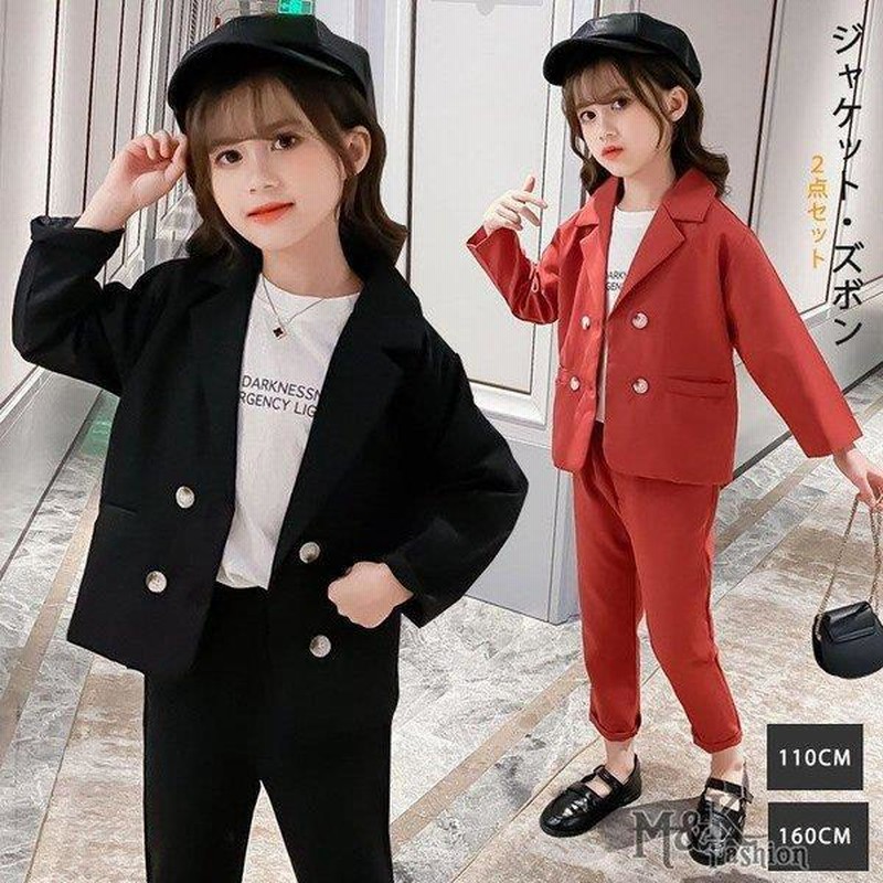 卒業式 パンツスーツ 女の子 子供服 ピアノ発表会 入学式 パンツスーツ チェック柄 フォーマル 七五三 2点セット フォーマル キッズ110 160 通販 Lineポイント最大0 5 Get Lineショッピング