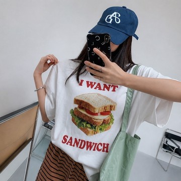 MANIFEST 正韓水洗生菜吐司長版上衣 韓國女裝 韓國棉t 寬鬆休閒 簡約個性 百搭基本款 新品現貨