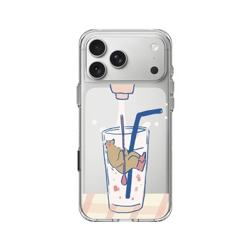 iPhone 17 Pro Max Clear Case（相機按鈕） 透明 - 咻咻熊 XiuXiubear - 很熱的熊