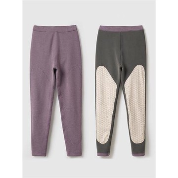 女士加絨保暖褲 420g護膝一體絨 彈力發熱打底棉褲 加絨褲 冬款