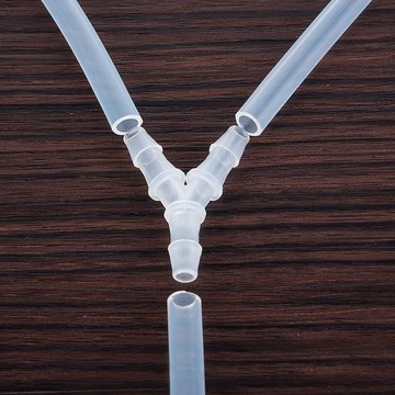 ✨新品特價/免運促銷#原彩品 功夫茶具配件抽水管直接頭加水器吸水管直通延長接頭三通