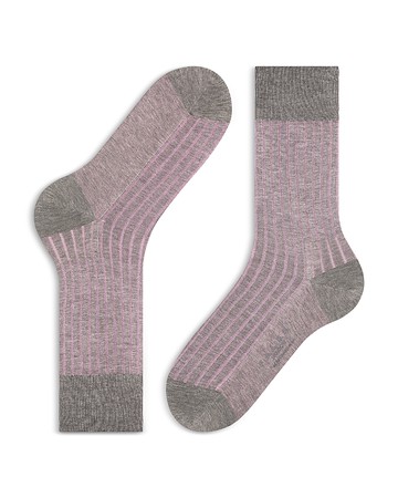 Falke Shadow Mercerized Cotton & Nylon Dress Socks
