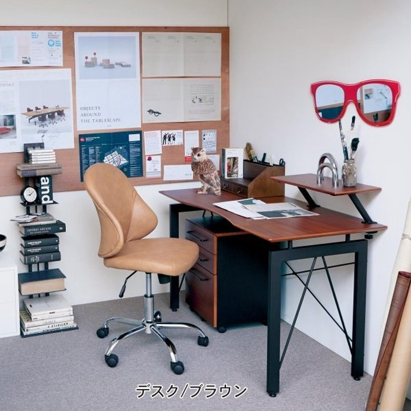 人気商品は パソコンデスク おしゃれ ワークデスク 移動もしやすい棚付きワークデスク カラー ナチュラル Riosmauricio Com