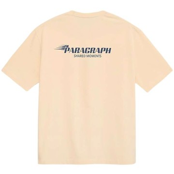 【PARAGRAPH】26SS NO.043 SHARED MOMENTS TEE 短T (杏色)