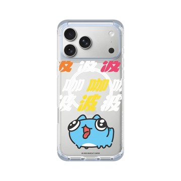 iPhone 17 Pro Max ClearX (MagSafe 兼容) 冰透藍 - 貓貓蟲咖波 Bugcat Capoo - 水汪汪咖波