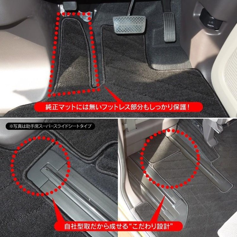 NBOX JF3 JF4 フロアマット ＋ トランクマット フルセット N