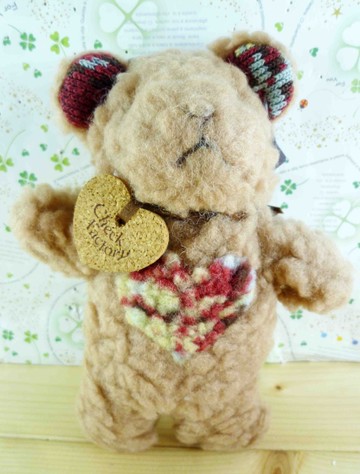 【震撼精品百貨】日本精品百貨~絨毛鎖圈-捲毛愛心