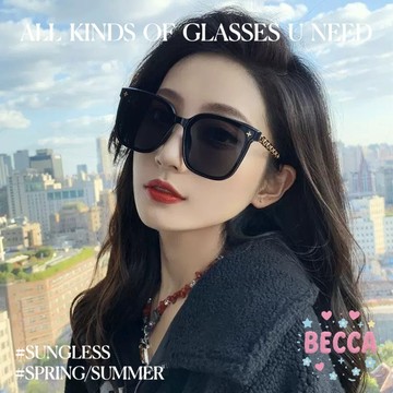 💝Becca【現貨-快速出貨】90012 墨鏡 太陽眼鏡 多功能眼鏡夏天 鏡框 黑框眼鏡 無度數眼鏡
