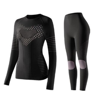 滑雪服專業速干衣男生騎行登山透氣登山保暖排汗衫健身運動套裝